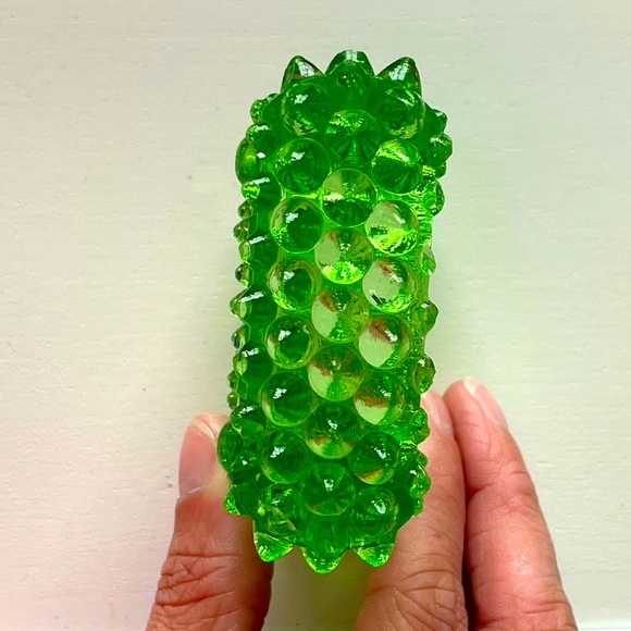 Vintage Green Candle Votive Set of Two - Picture 8 of 9